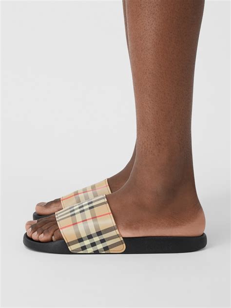 slide burberry|burberry slides for men.